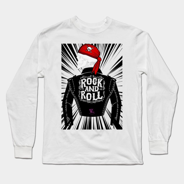 Rock and Roll never dies Long Sleeve T-Shirt by Viper Unconvetional Concept